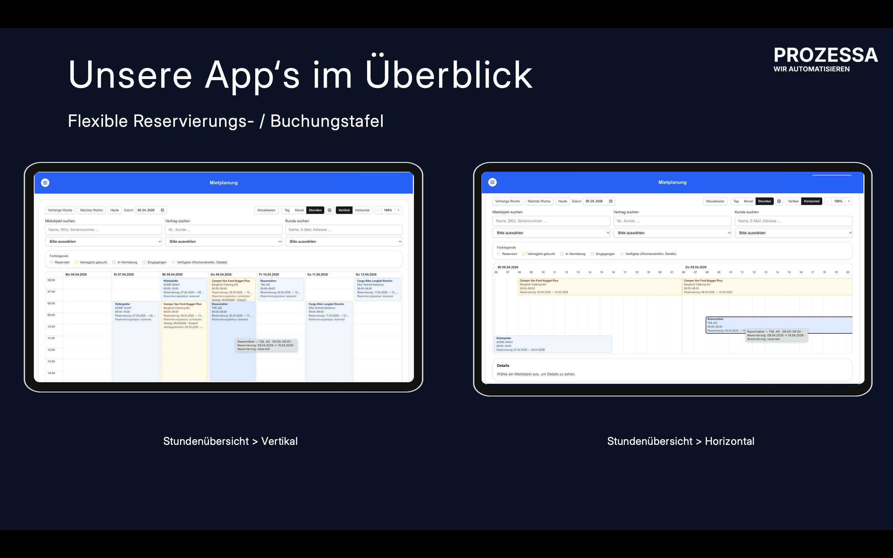 RentalManagementWeb App – Digitale Vermietungsprozesse