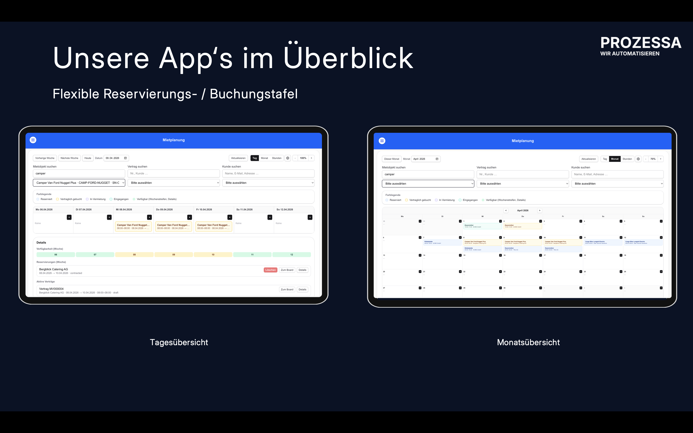 RentalManagementWeb App – Digitale Vermietungsprozesse